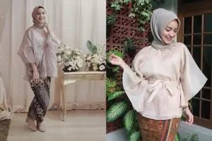 10 Mix & match atasan polos dan kain, pengganti kebaya wedding party