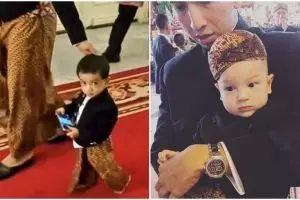 9 Gaya lucunya keponakan Kahiyang-Bobby di momen nikahan, bikin gemes