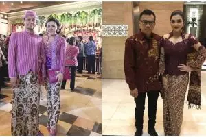 Begini gaya 6 seleb saat hadiri resepsi Kahiyang-Bobby 