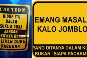 10 Stiker sepeda motor masa kini, isi pesannya adem dan bikin ngakak