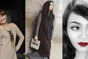 10 Transformasi Rina Nose dari sebelum, memakai hingga lepas hijab