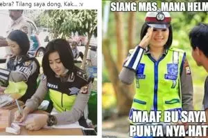 7 Polwan cantik ini 'tercyduk' saat Operasi Zebra, siap tilang hatimu