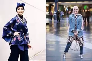 Harga 10 fashion item penunjang gaya Rina Nose ini bikin melongo