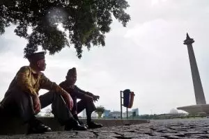 2 veteran Yogyakarta ini takjub lihat Jakarta, sampai terheran-heran