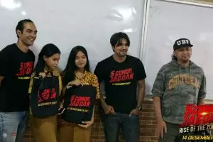 Anggy Umbara dan pemain 5 Cowok Jagoan datangi anak SMA, mau apa ya?