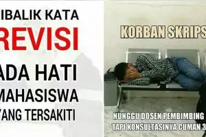 10 Meme perjuangan 'anak kuliah', ketika wisuda tak semudah itu kawan!