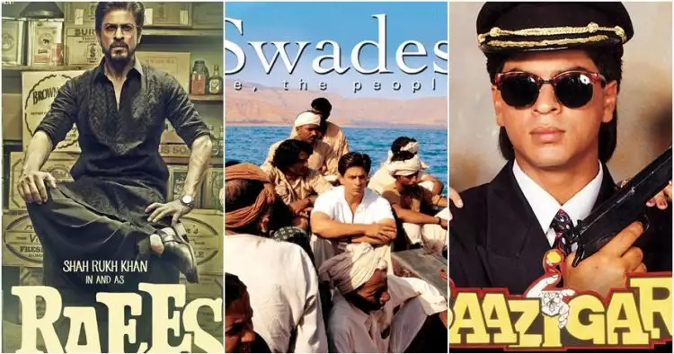 Tak melulu romantis, peran Shah Rukh Khan di 7 film ini keren parah