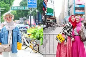 7 Gaya fashion hijab OOTD ala selebgram, sopan dan kekinian