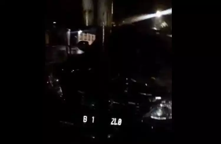 Video keadaan mobil Setya Novanto yang alami kecelakaan