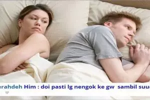 5 Imajinasi kocak warganet saat suami istri di atas ranjang