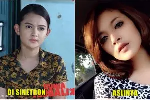 Berperan kalem, 10 foto Entin 'Dunia Terbalik' aslinya cantik memukau