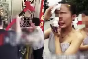 Tradisi pernikahan ini nyeleneh banget, sampai ada yang terluka parah