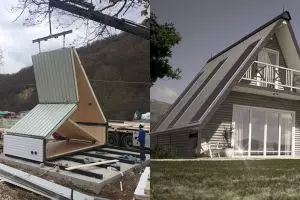 Rumah ini hanya dibangun selama 6 jam, interiornya mengagumkan