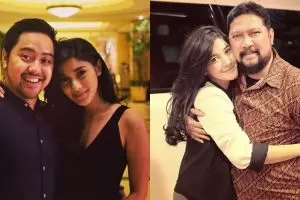 10 Potret kemiripan pacar Naysila Mirdad dengan sang ayah Jamal Mirdad