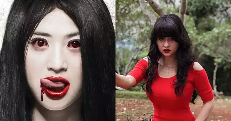 Transformasi peran Dewi Perssik di 7 film horor, aktingnya top abis