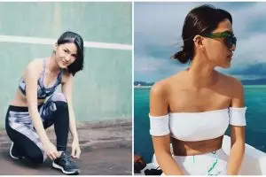  7 Potret Rachel Theresia, mantan pacar Ilham HiVi yang seksi abis 