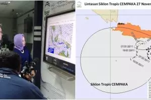 BMKG ingatkan cuaca ekstrem 3 hari ke depan dampak siklon Cempaka