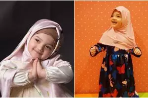 10 Momen lucunya Arsy saat pakai hijab, bikin gemes banget