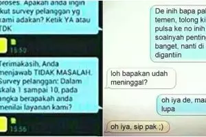 10 Jawaban pesan singkat ini bikin kamu ngakak cekikikan