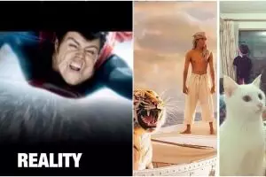 10 Foto tirukan adegan film ini bikin ngakak