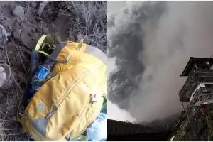 Pendaki rekam video dari kawasan rawan bencana Gunung Agung, nekat!