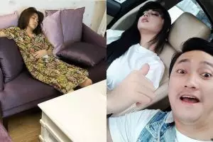 6 Seleb ini gemar memotret ekspresi pasangannya yang tertidur, jahil