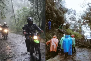 8 Foto kondisi Kebun Raya Cibodas yang ditutup karena cuaca ekstrem