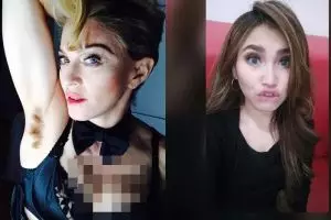 10 Seleb ini selfie dengan pose nyentrik, masih tetap kece nggak nih?