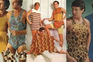 13 Iklan fashion cowok 70-an ini meriah banget, posenya bikin geli