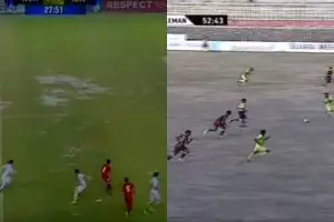 5 Momen saat lapangan di Indonesia berkualitas buruk