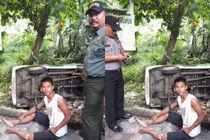 Foto kecelakaan ini jadi perdebatan warganet, kenapa ya?