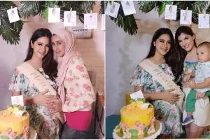 Tampil cantik menawan, ini 8 foto baby shower ala Nabila Syakieb