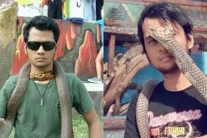 7 Momen Panji Sang Petualang saat menaklukkan ular