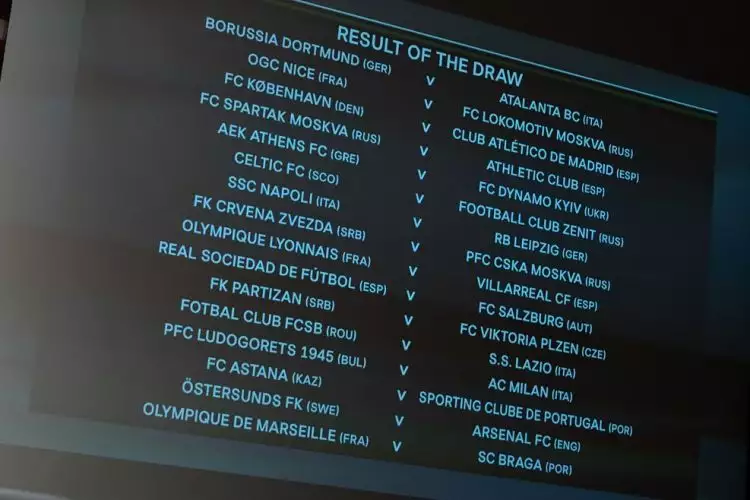Ini hasil undian 32 besar Liga Europa, tak ada kejutan