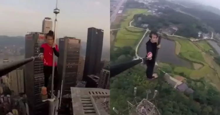 Sebelum meninggal, ini 5 selfie ekstrem yang pernah dilakukan Yongning