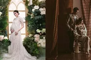 10 Foto cantiknya Donita saat pemotretan kehamilan, elegan banget