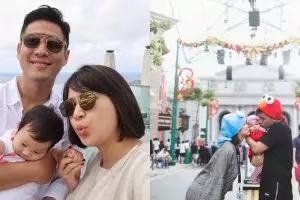 Belum genap 6 bulan, 6 anak pasangan seleb ini sudah diajak traveling
