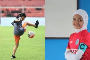 10 Foto cantiknya Hanipa, pemain Timnas U-15 dengan segudang prestasi