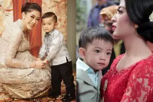 Beda gaya Selvi Ananda dan Aliya Rajasa saat momong anak
