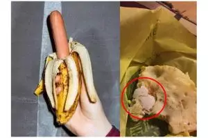 11 Kejanggalan pada makanan ini bikin selera hilang, ada pisang sosis