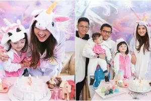 Potret kemeriahan ulang tahun Arsy Hermansyah yang ketiga di Bangkok