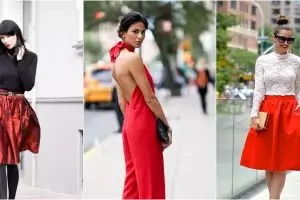 9 Trik padu padan outfit merah untuk meriahkan malam Natal