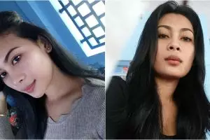 10 Foto Andita, artis Tukang Ojek Pengkolan yang kini jualan kopi