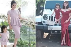 5 Artis cantik ini kembaran baju sama putri kecilnya, kompak abis