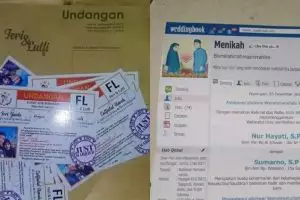 10 Desain unik undangan nikah ini Indonesia banget