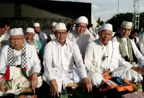 Menag Lukman Hakim Saifuddin disoraki massa bela Palestina