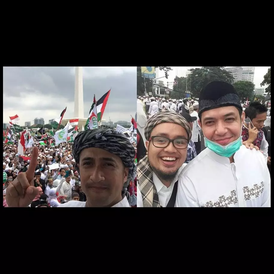 8 Artis ini ikut aksi bela Palestina di Monas Jakarta