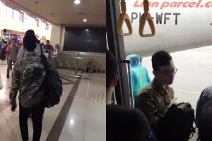 Cerita Gibran kena delay berjam-jam dan kehujanan di bandara