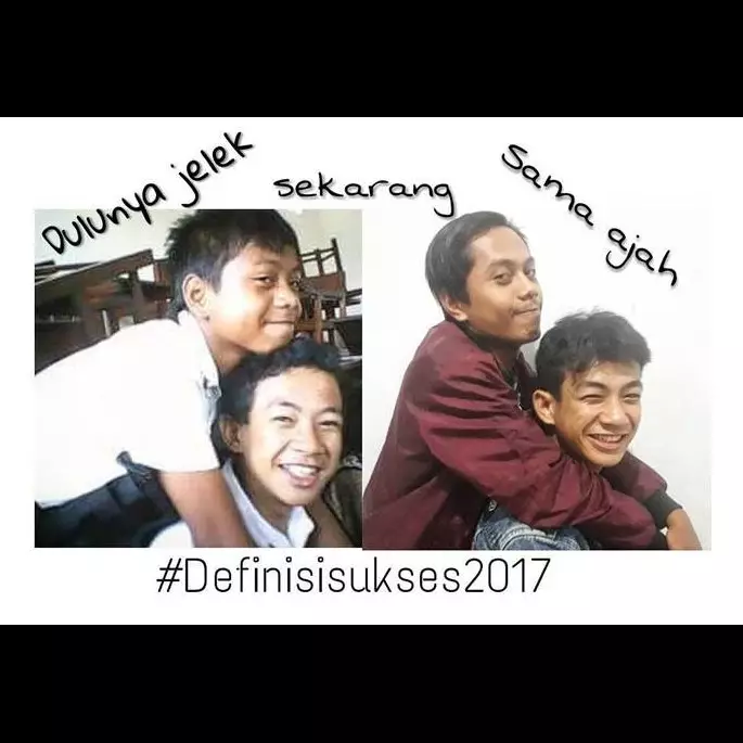 10 Meme 'definisi sukses 2017' ini kocak banget, tapi juga bikin salut