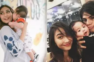 Akui nikah usai hamil duluan, begini potret Axel & Melody momong anak
